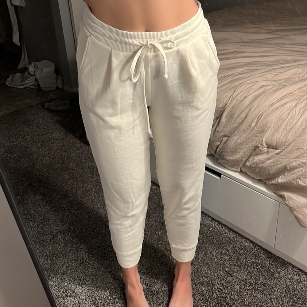 Cream Target sweatpants